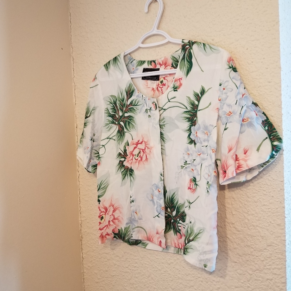 Vintage Carol Anderson Collection Button-Up Top
